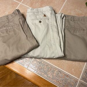 Bundle of 3 Men's Classic Pants - Light Beige / Khaki Tommy Hilfiger and 2 other